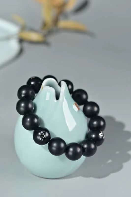 Black Nephrite Jade Bracelet